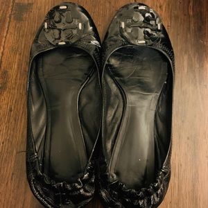 Tory Burch Black Patent leather ‘Revas’